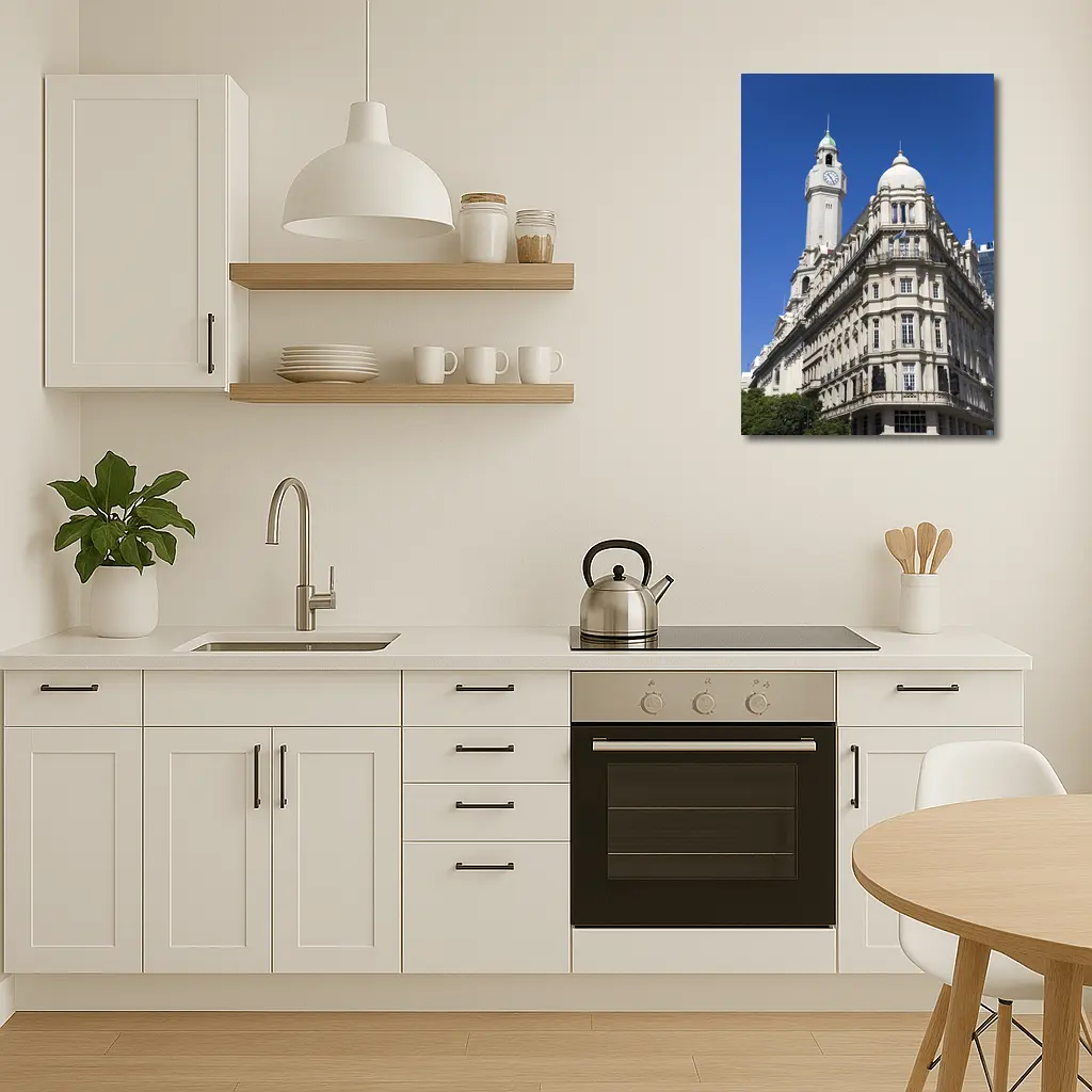 Buenos Aires Legislature Building Clear Blue Sky – Wall Art