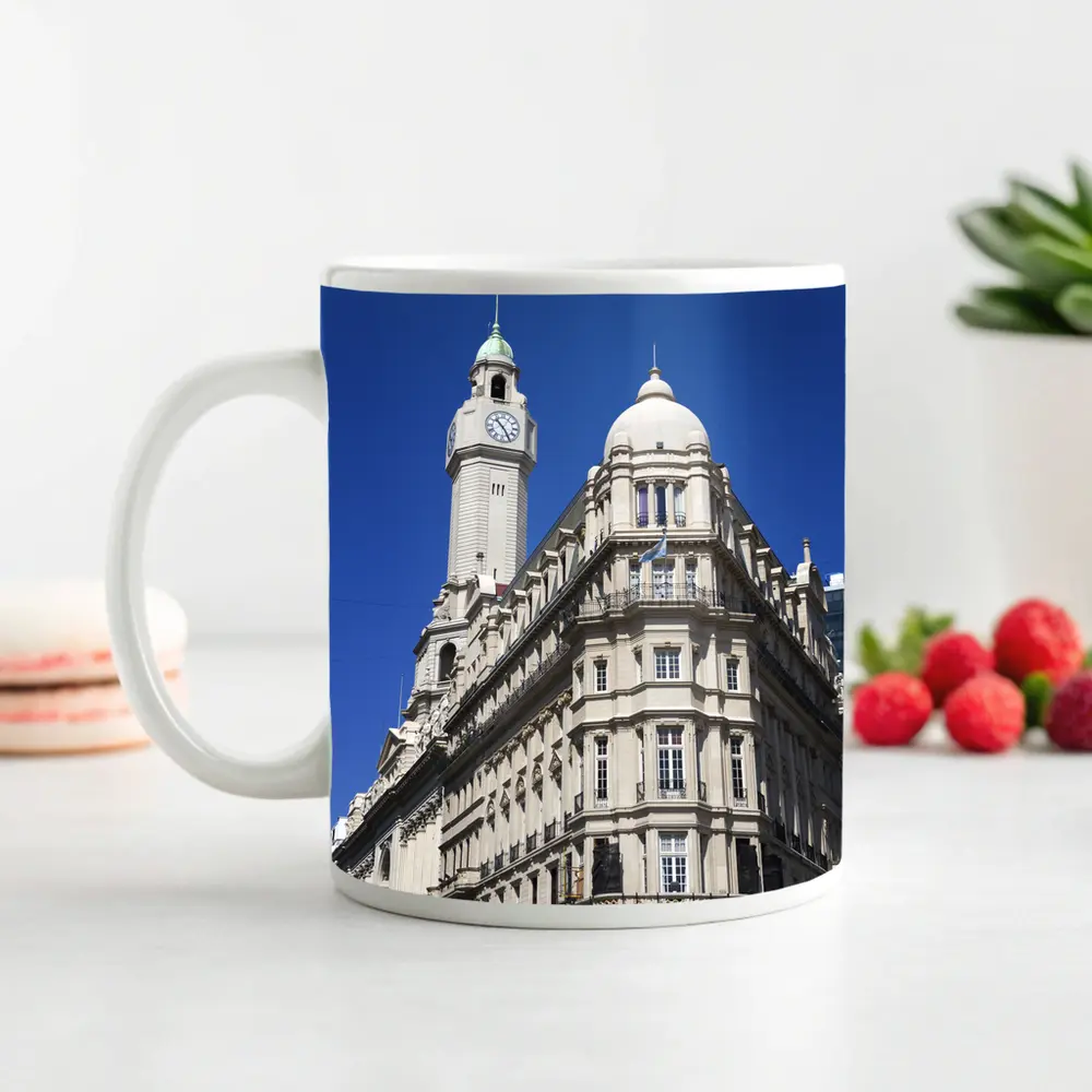 Buenos Aires Legislature Building Clear Blue Sky – Mugs