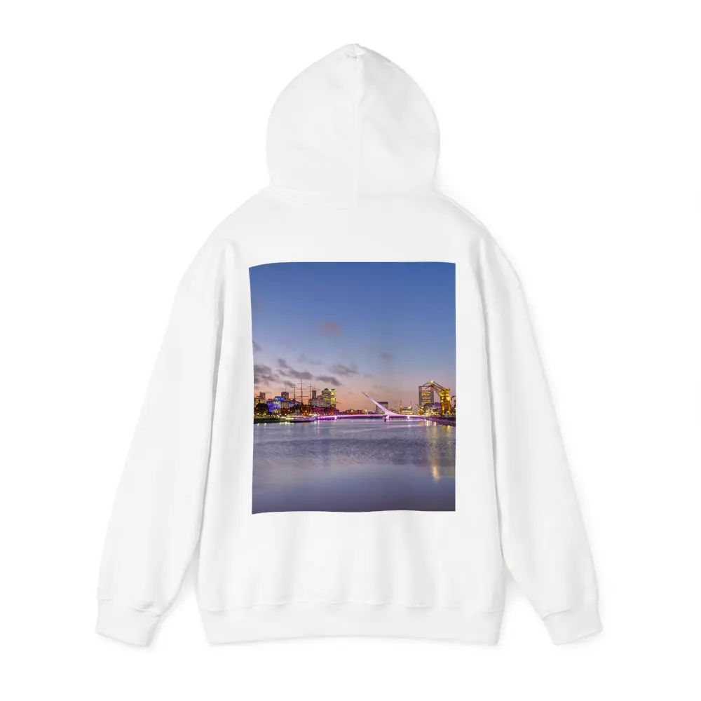 Puerto Madero Bridge Buenos Aires Sunset Skyline – Hoodies