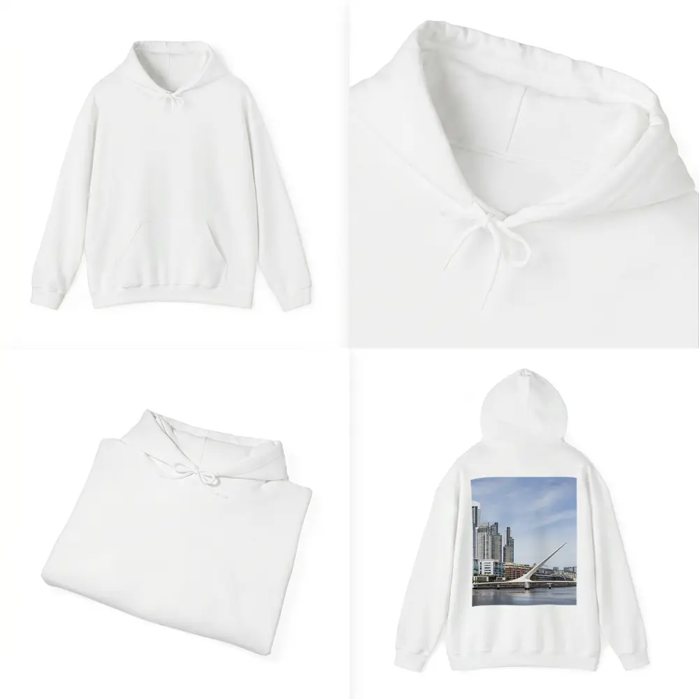 Buenos Aires Skyline Puente de la Mujer – Hoodies