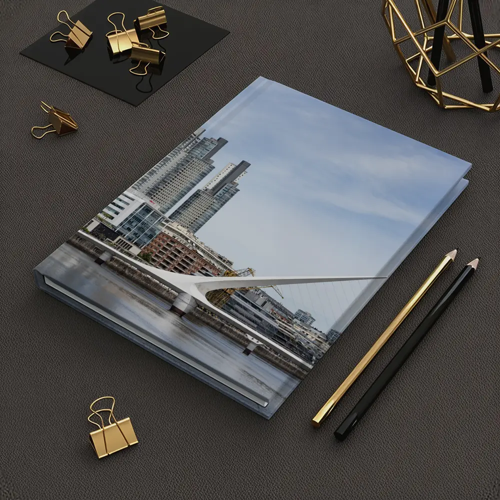 Buenos Aires Skyline Puente de la Mujer – Notebooks