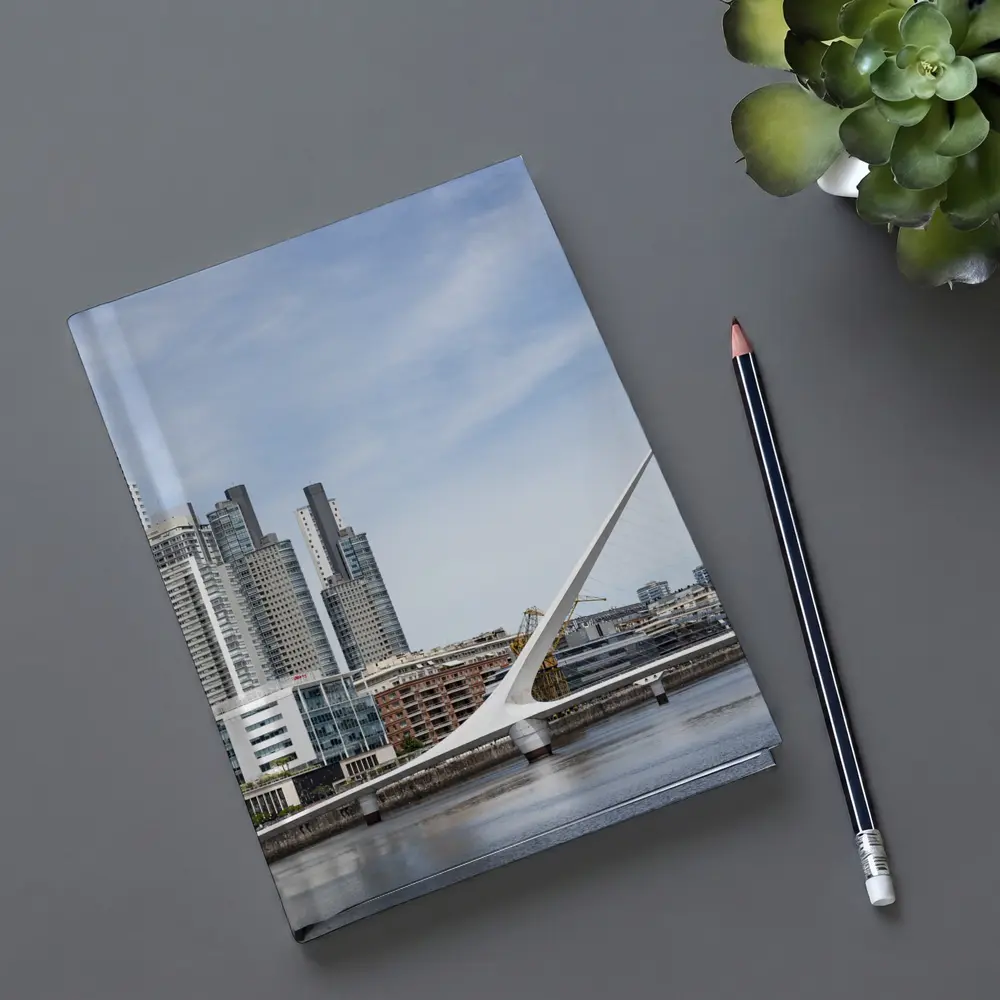 Buenos Aires Skyline Puente de la Mujer – Notebooks
