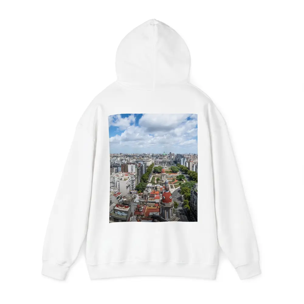 Buenos Aires City Skyline Aerial Panoramic View – Hoodies