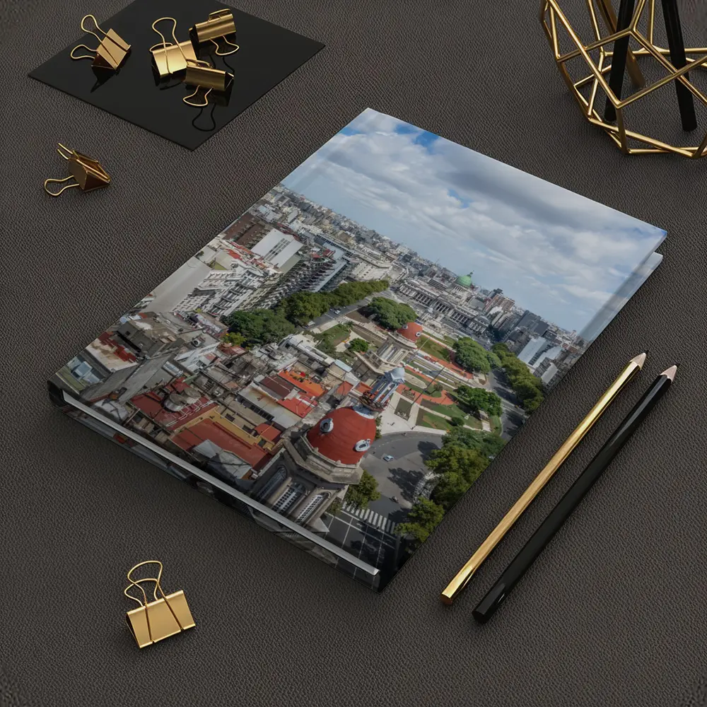 Buenos Aires City Skyline Aerial Panoramic View – Notebooks