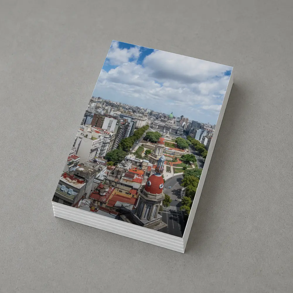Buenos Aires City Skyline Aerial Panoramic View – Postcards