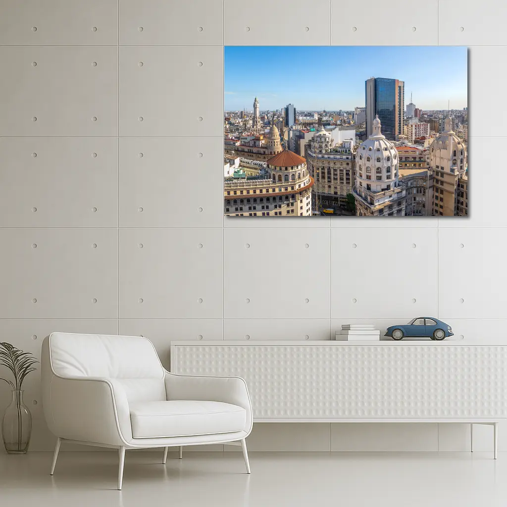 Buenos Aires City Skyline Historic Architecture – Wall Art