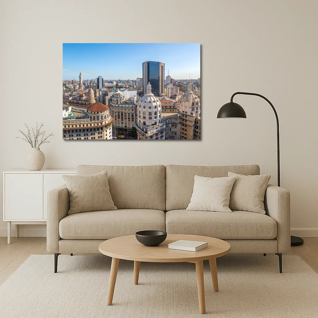 Buenos Aires City Skyline Historic Architecture – Wall Art
