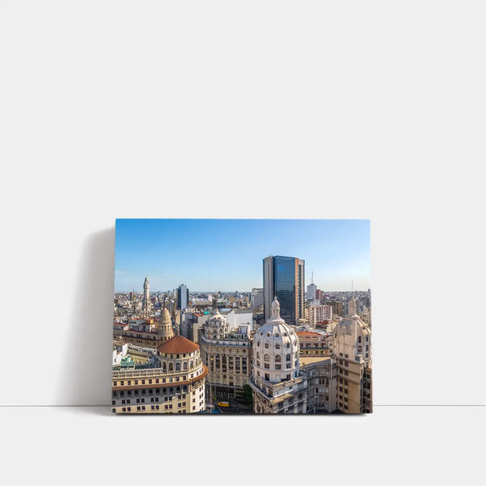 Buenos Aires City Skyline Historic Architecture – Wall Art