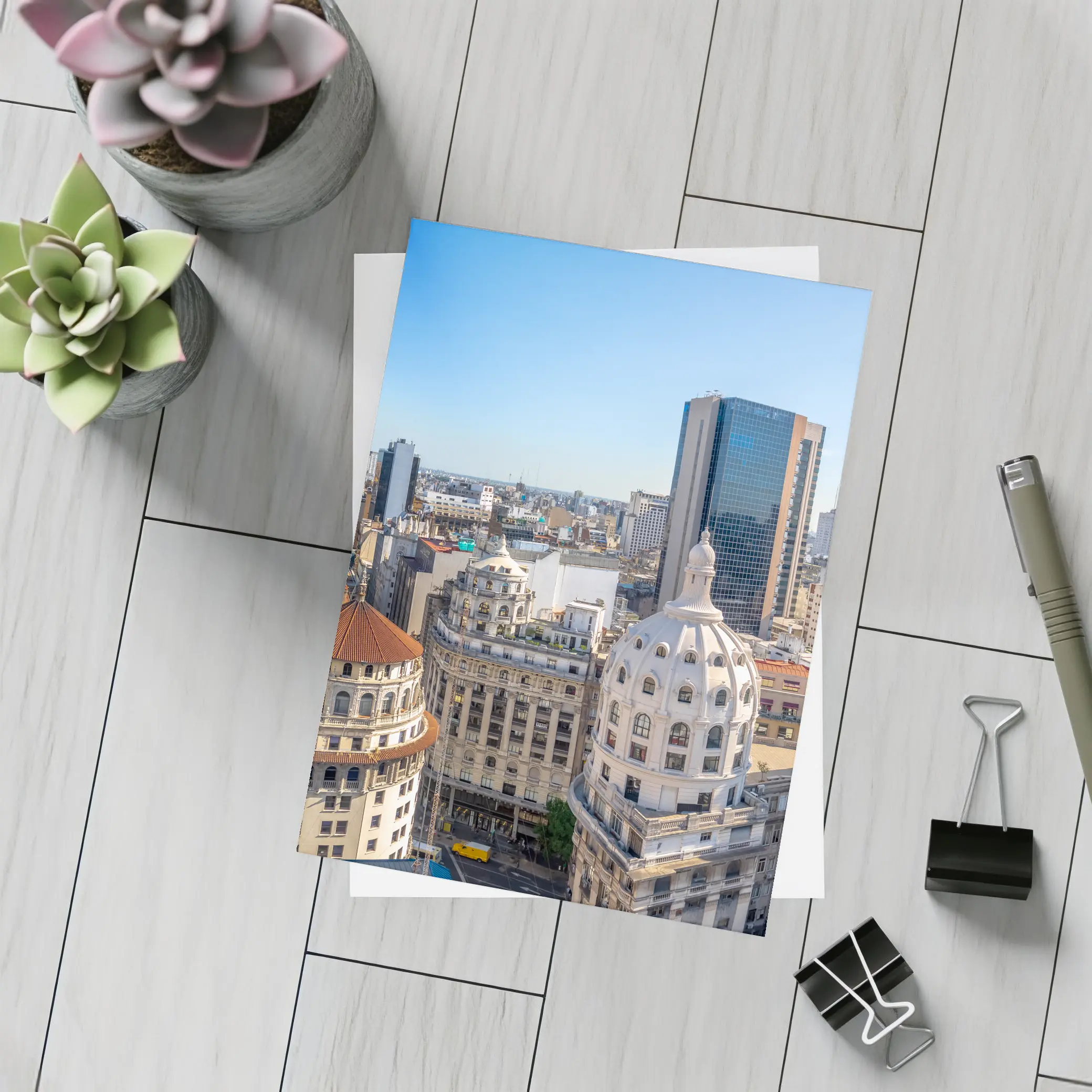 Buenos Aires City Skyline Historic Architecture – Postcards