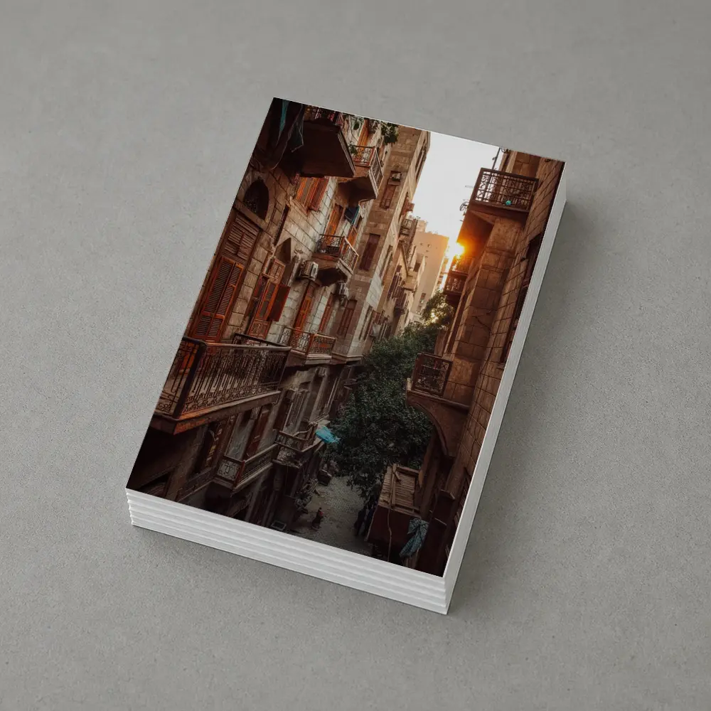 Cairo Old Town Alley Sunset Golden Light – Postcards