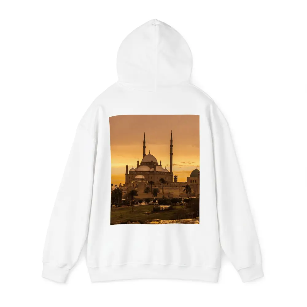 Muhammad Ali Mosque Cairo Golden Sunset Sky – Hoodies