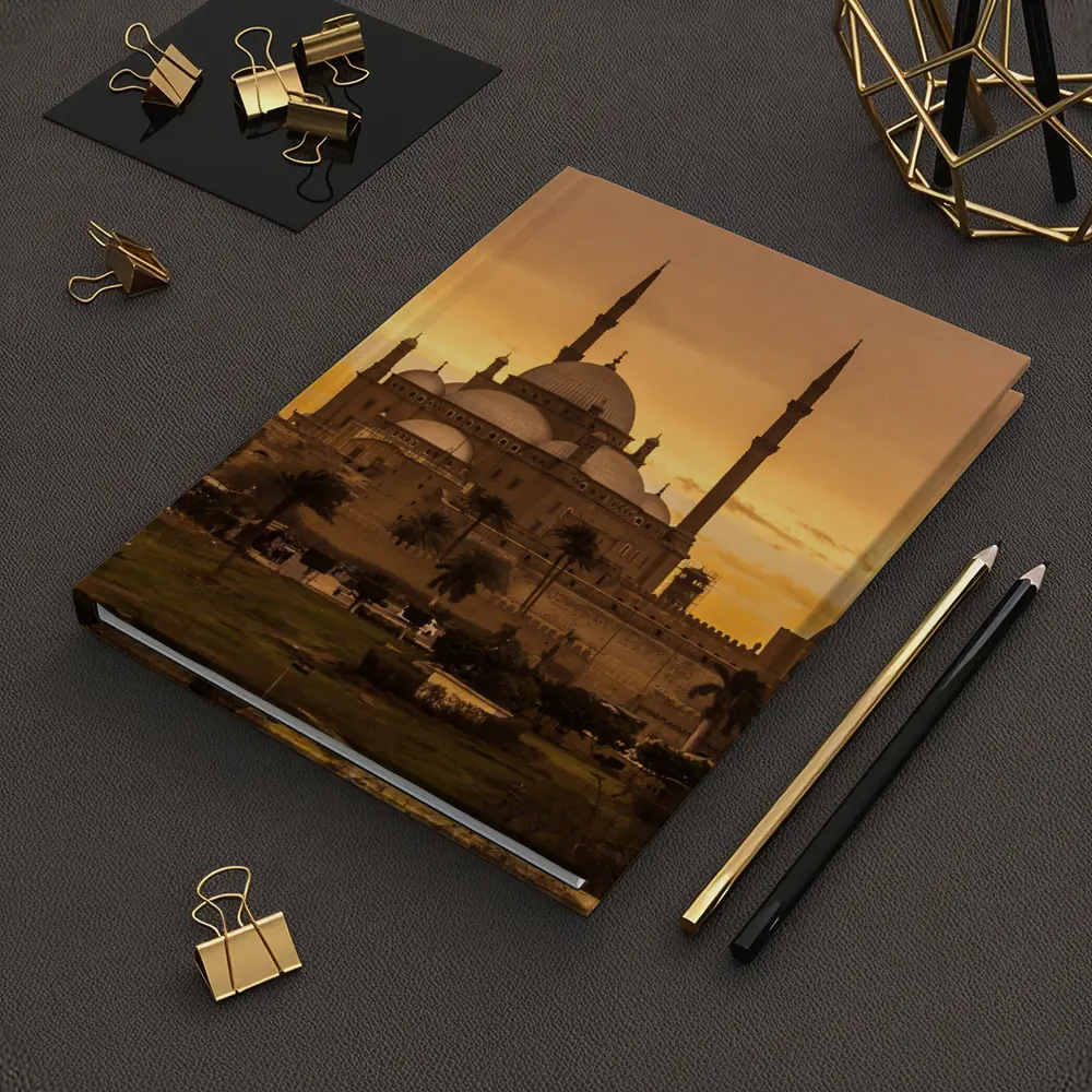 Muhammad Ali Mosque Cairo Golden Sunset Sky – Notebooks