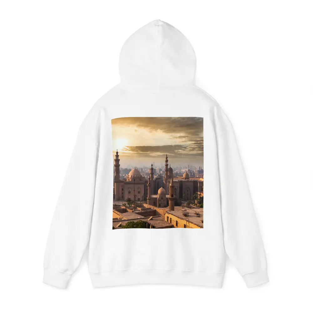 Cairo Mosque Skyline Golden Sunset View – Hoodies