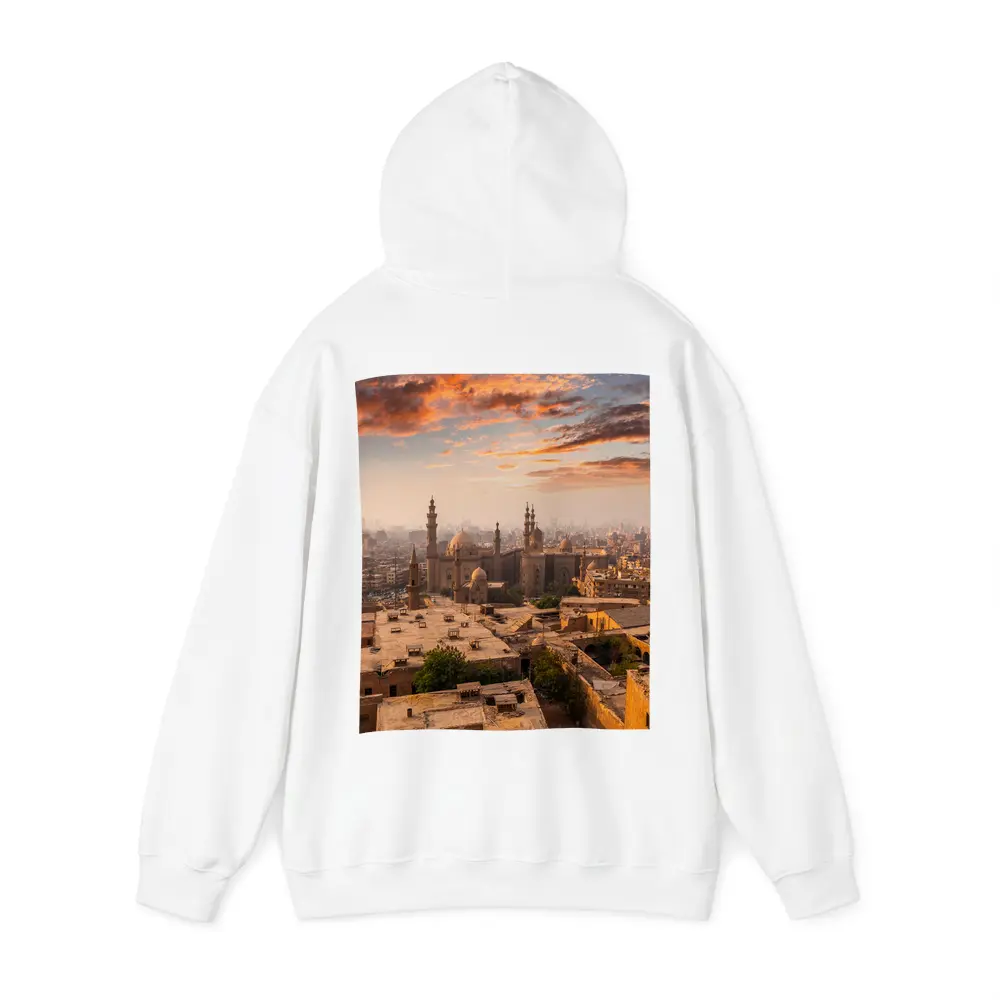 Cairo Egypt Skyline Sunset Mosque View – Hoodies
