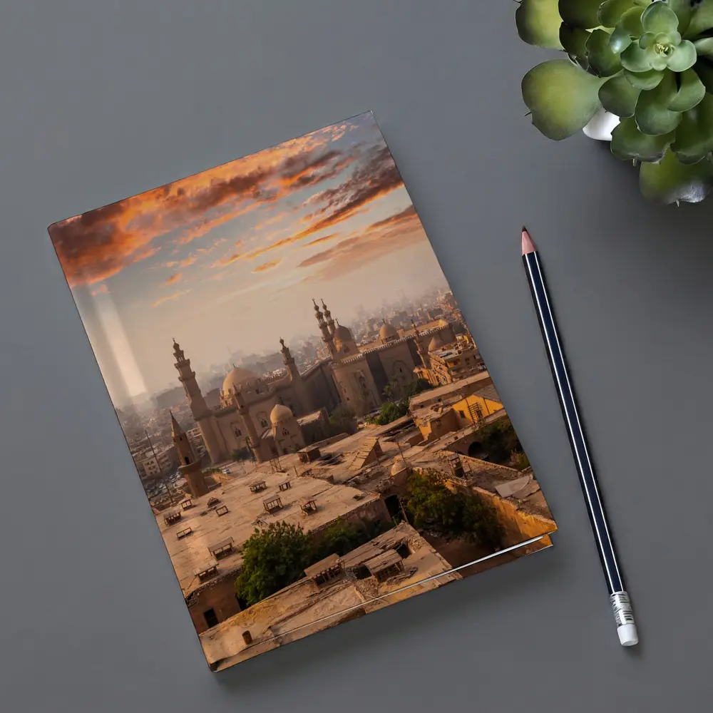 Cairo Egypt Skyline Sunset Mosque View – Notebooks