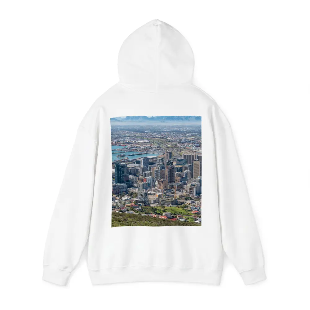 Cape Town City Skyline Aerial Harbor View – Hoodies