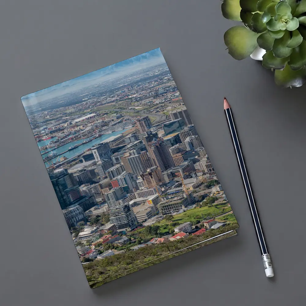 Cape Town City Skyline Aerial Harbor View – Notebooks