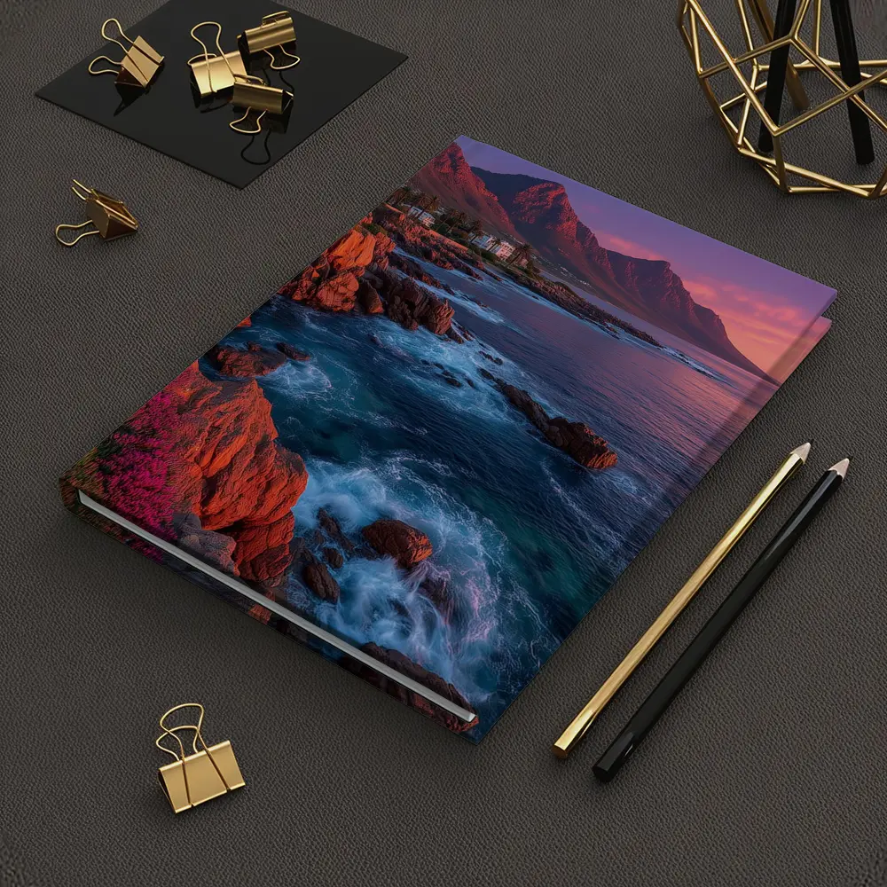 Cape Town Coastline Sunset Mountain Ocean View – Notebooks