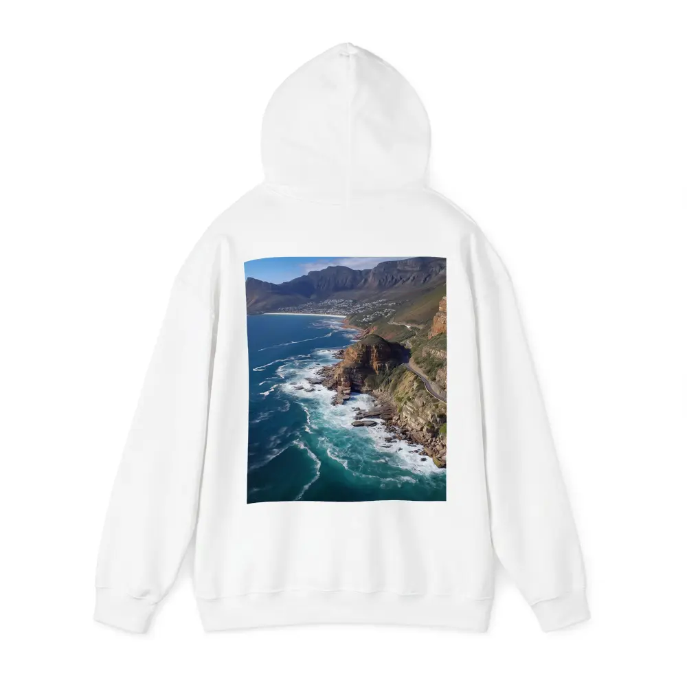 Cape Town Coastal Cliffs Ocean Aerial View – Hoodies
