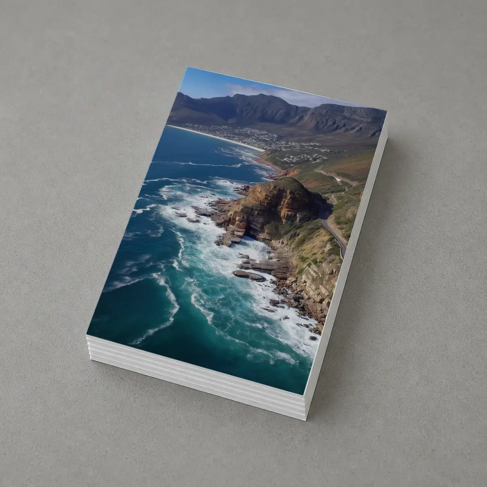 Cape Town Coastal Cliffs Ocean Aerial View – Postcards