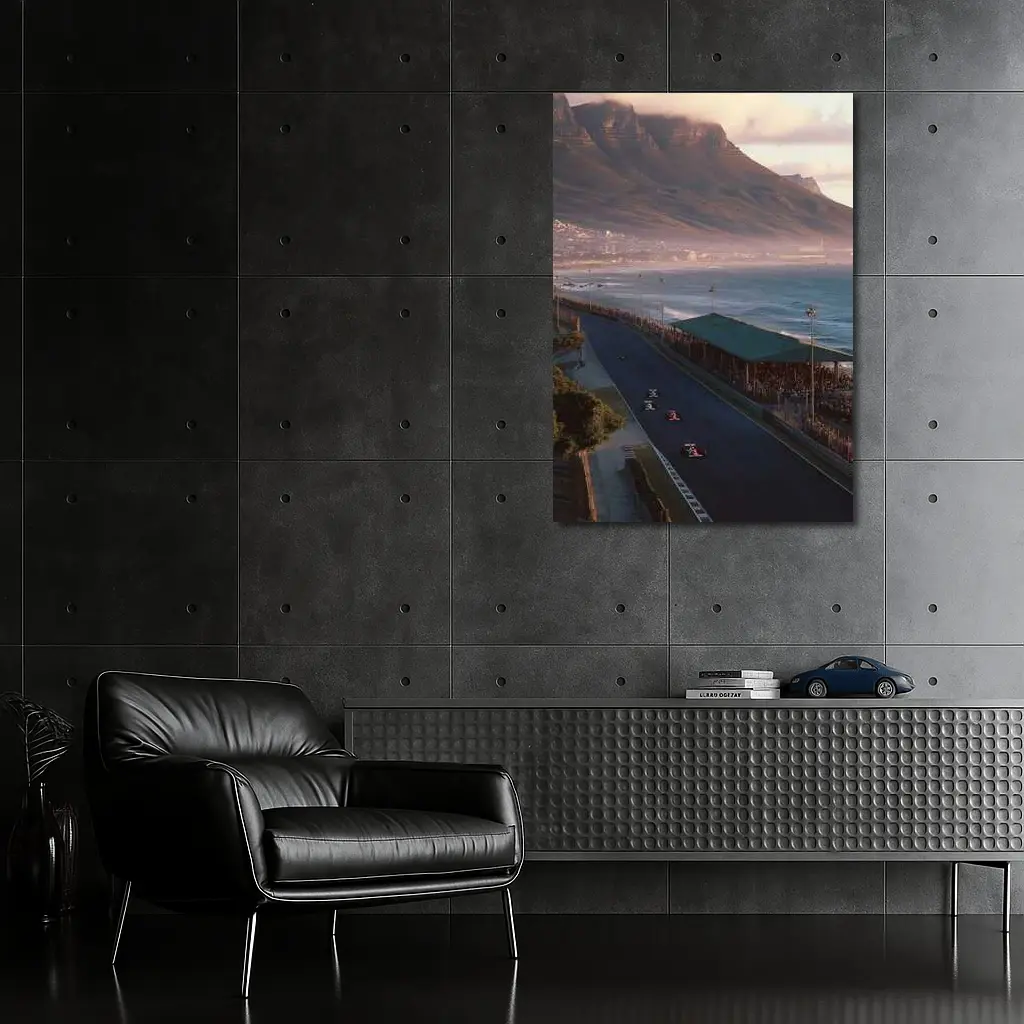 Formula One Race Cape Town Coastal Track – Wall Art