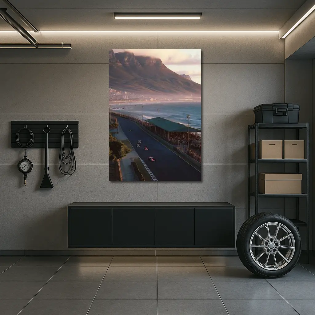 Formula One Race Cape Town Coastal Track – Wall Art