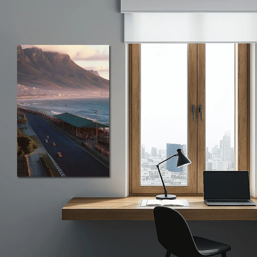 Formula One Race Cape Town Coastal Track – Wall Art