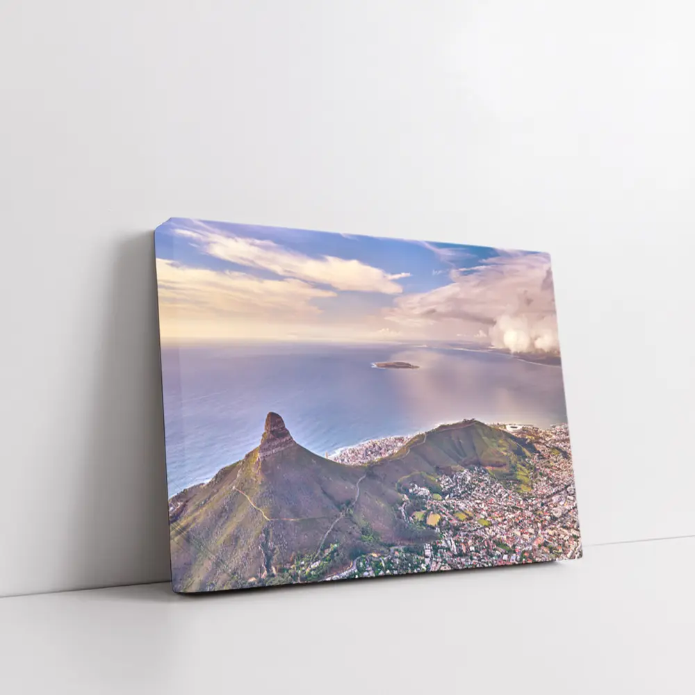 Cape Town Aerial View Lion Head Mountain – Wall Art