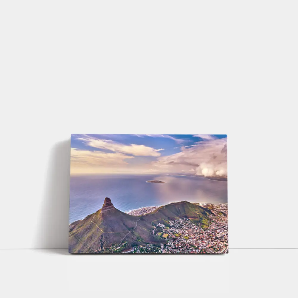 Cape Town Aerial View Lion Head Mountain – Wall Art