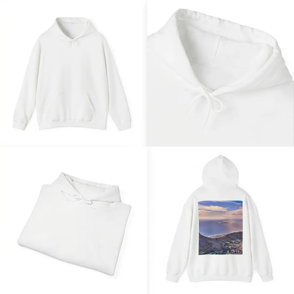 Cape Town Aerial View Lion Head Mountain – Hoodies
