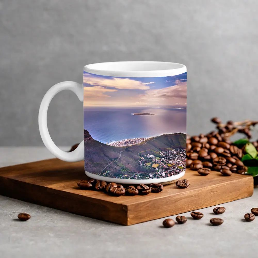Cape Town Aerial View Lion Head Mountain – Mugs