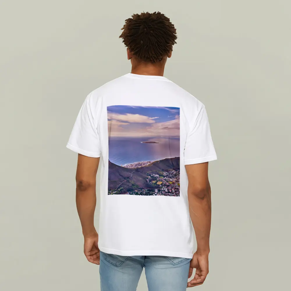 Cape Town Aerial View Lion Head Mountain – T-Shirts