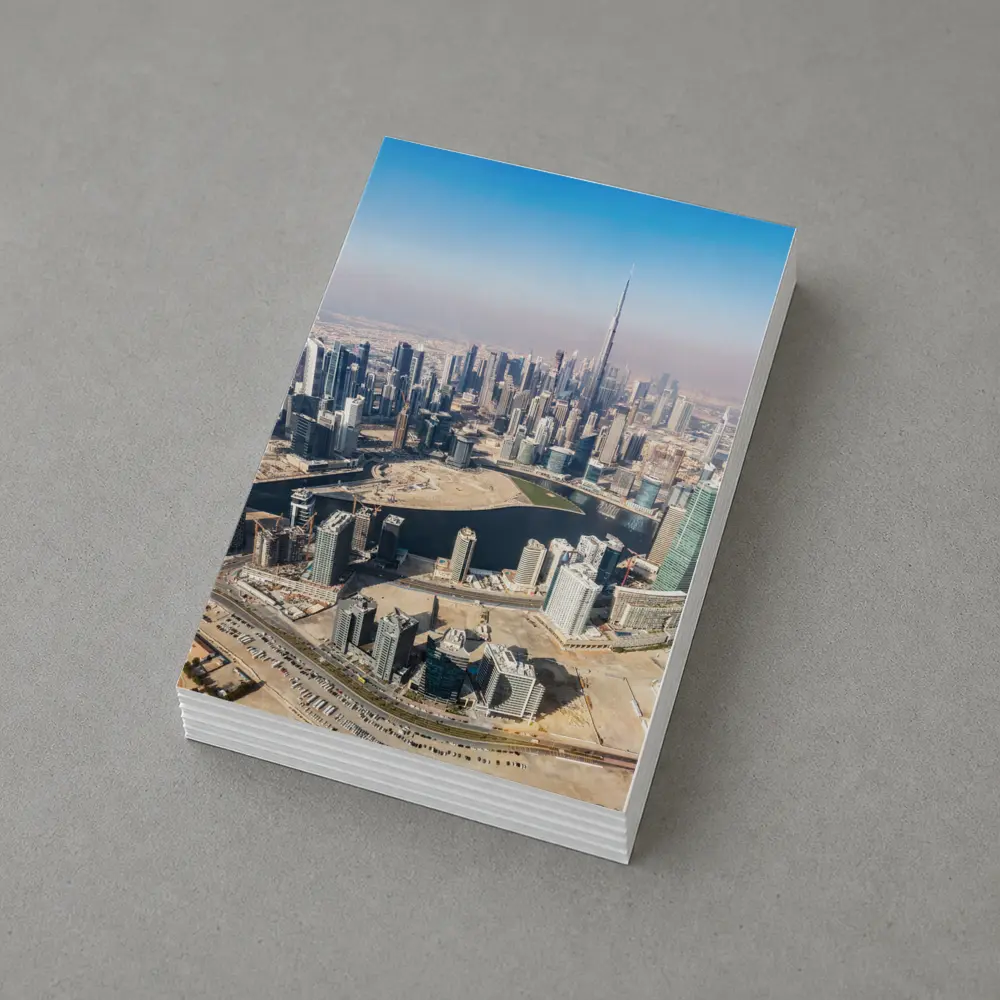 Dubai Skyline Aerial View Burj Khalifa – Postcards