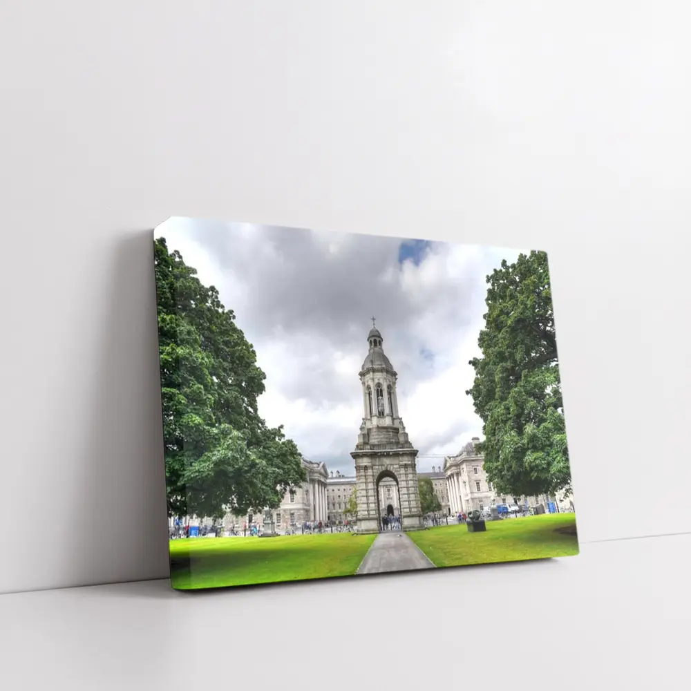 Trinity College Dublin Campanile Cloudy Sky – Wall Art