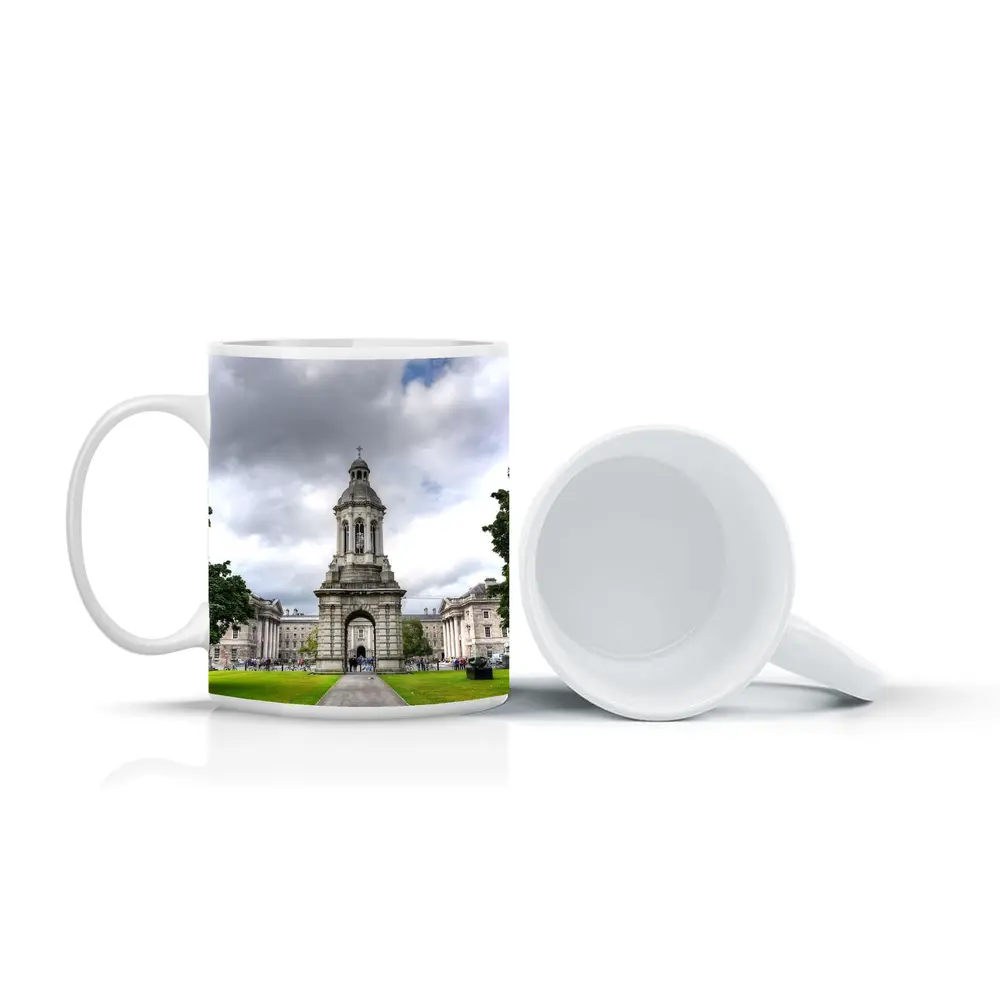 Trinity College Dublin Campanile Cloudy Sky – Mugs