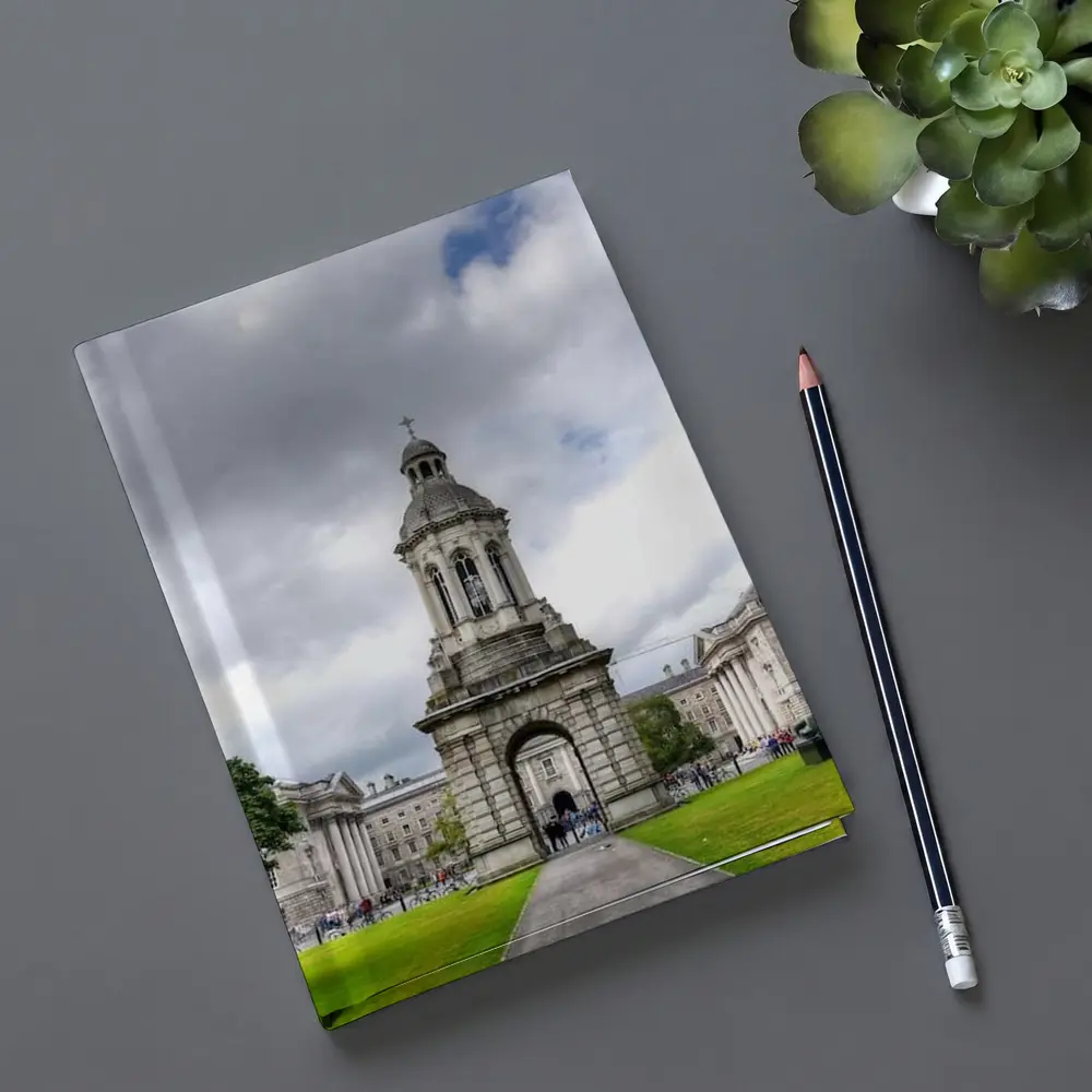 Trinity College Dublin Campanile Cloudy Sky – Notebooks