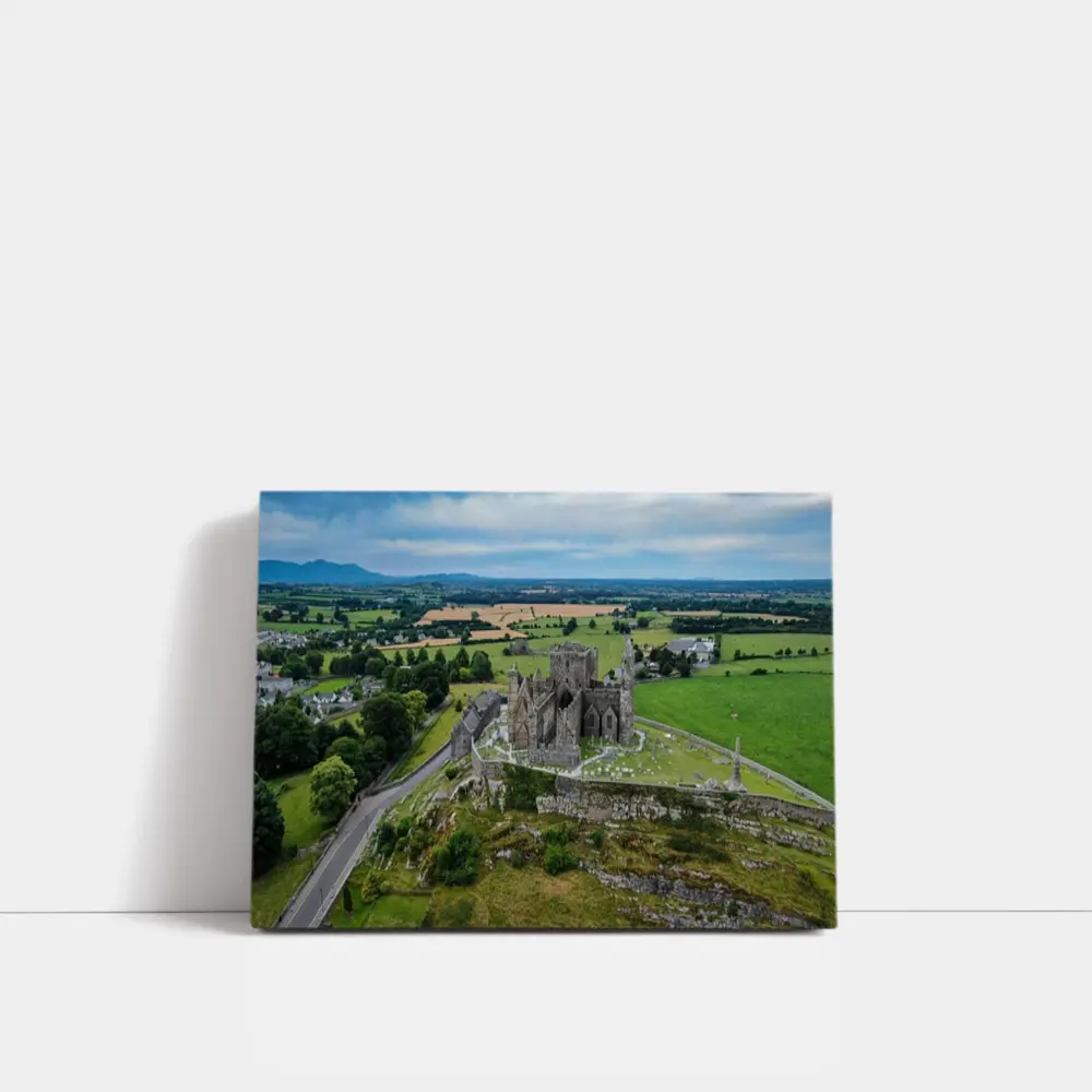 Rock of Cashel Ancient Ruins Ireland Landscape – Wall Art