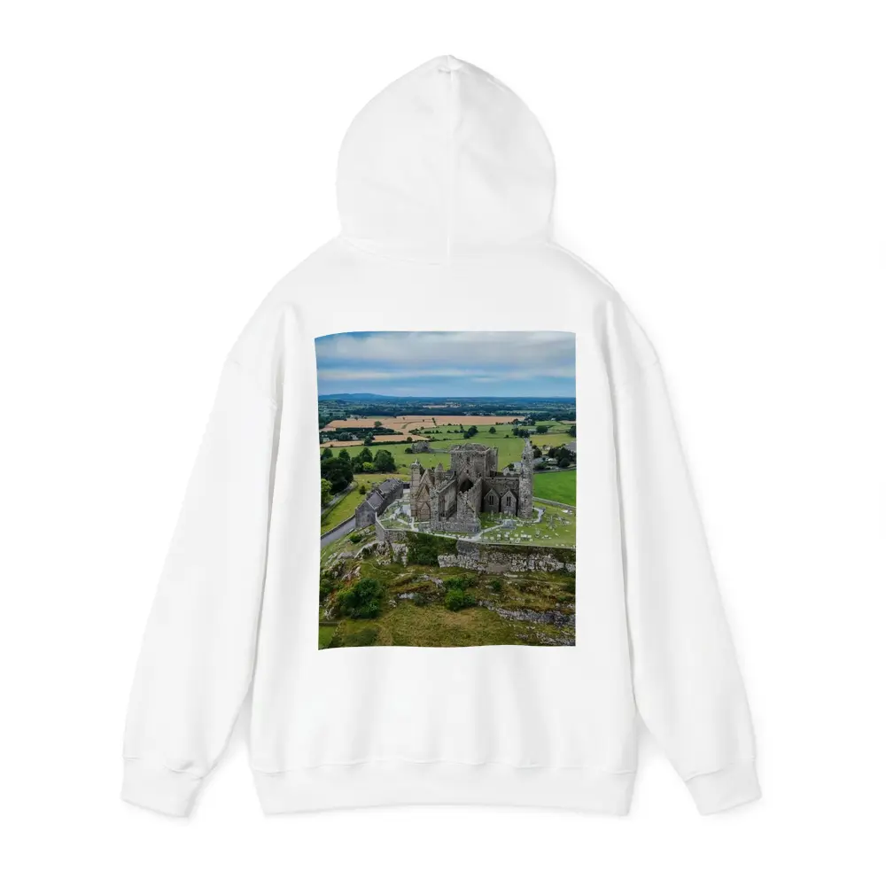 Rock of Cashel Ancient Ruins Ireland Landscape – Hoodies