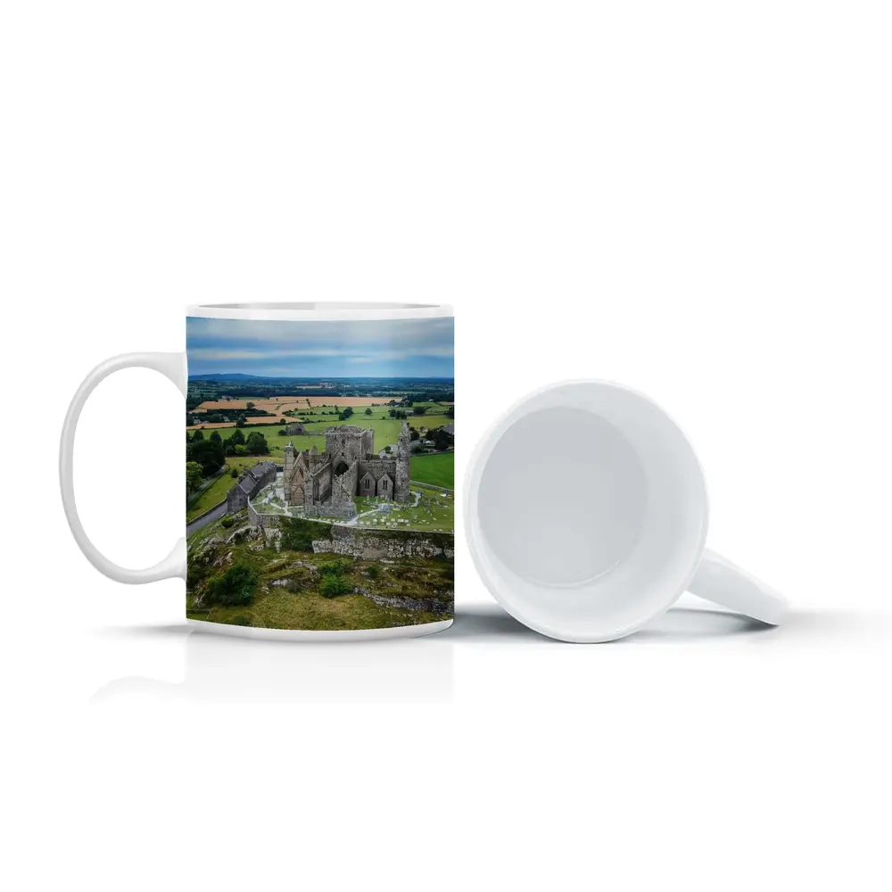 Rock of Cashel Ancient Ruins Ireland Landscape – Mugs