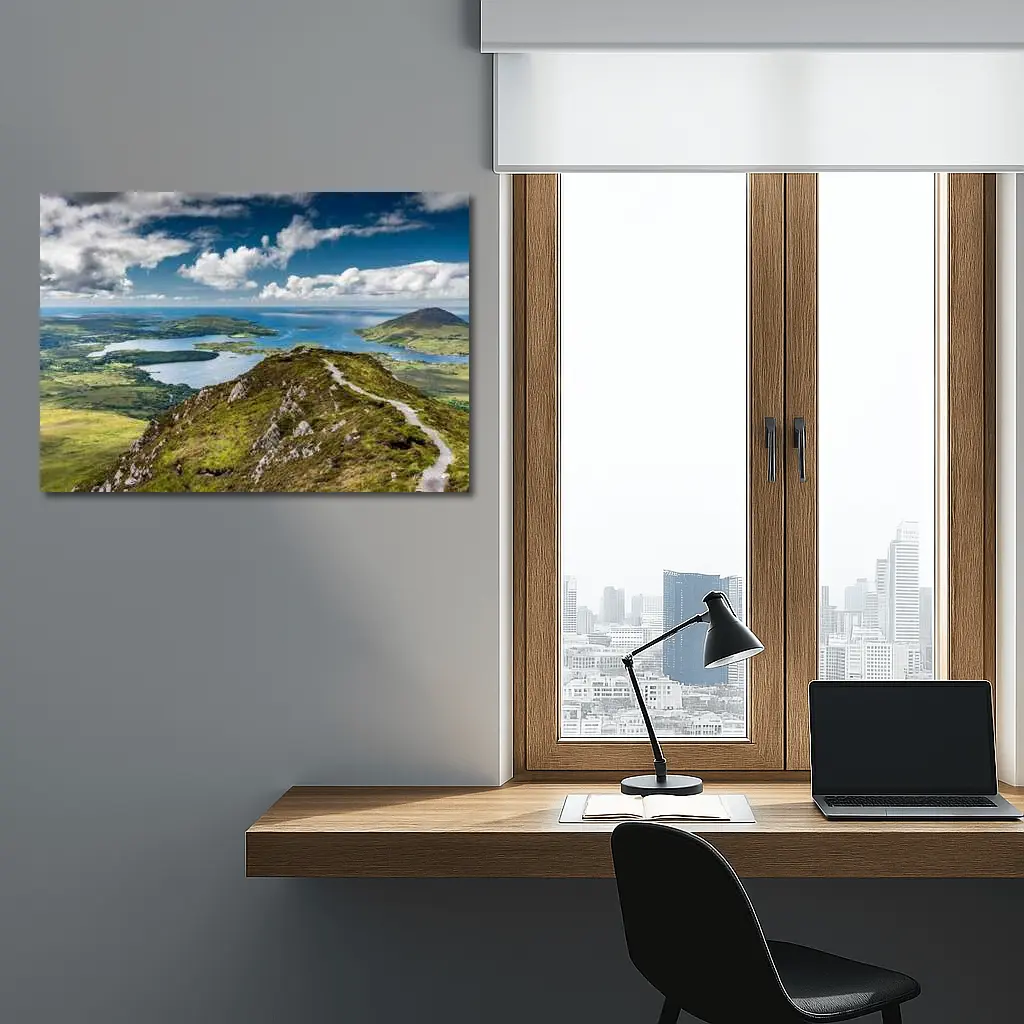 Connemara National Park Ireland Mountain View – Wall Art