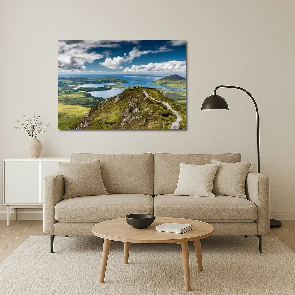 Connemara National Park Ireland Mountain View – Wall Art