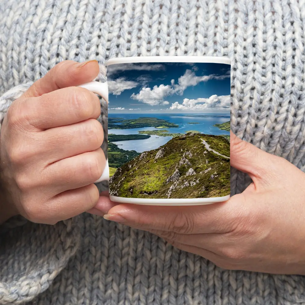 Connemara National Park Ireland Mountain View – Mugs