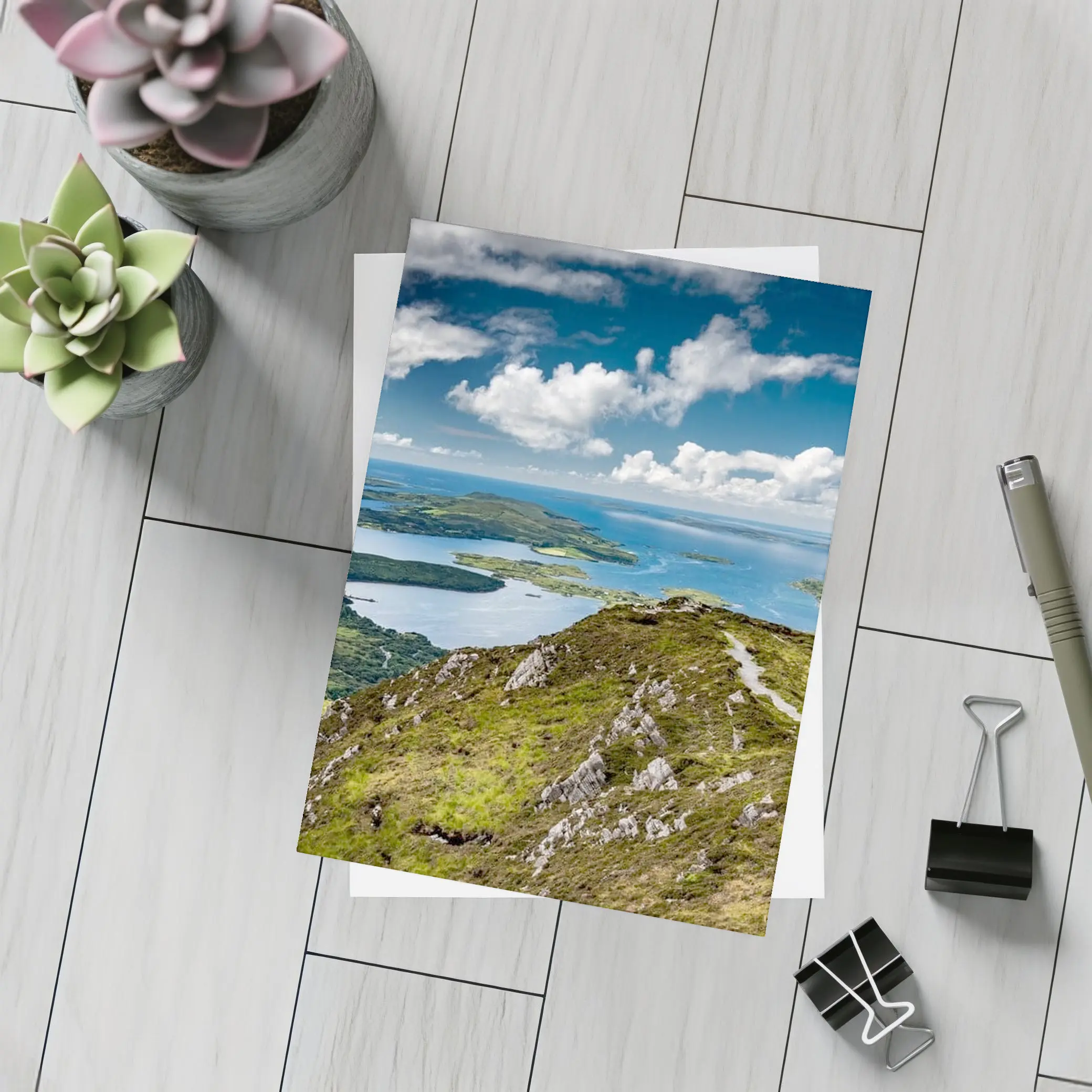 Connemara National Park Ireland Mountain View – Postcards