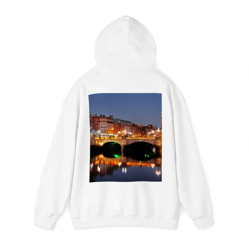 O'Connell Bridge Dublin City Night Lights – Hoodies