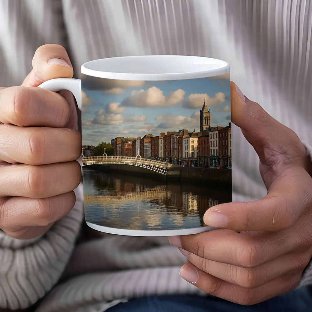 Ha Penny Bridge Dublin River Liffey – Mugs