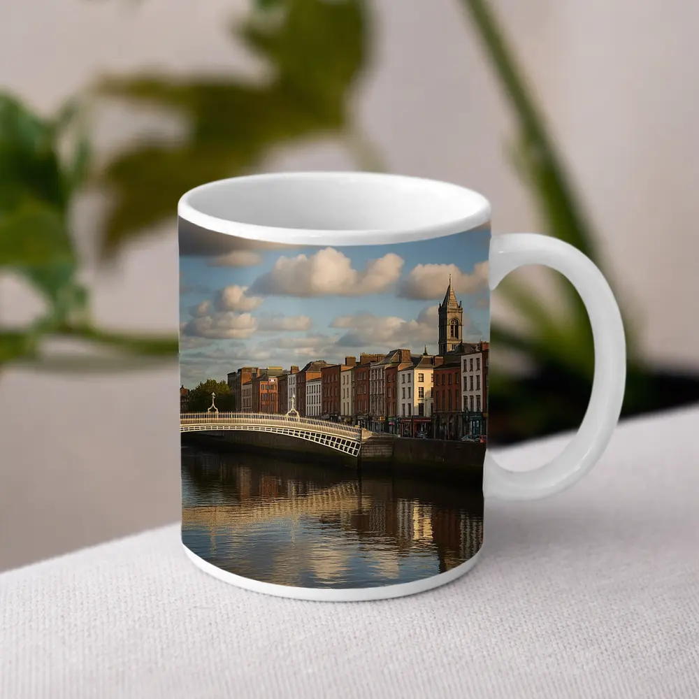 Ha Penny Bridge Dublin River Liffey – Mugs