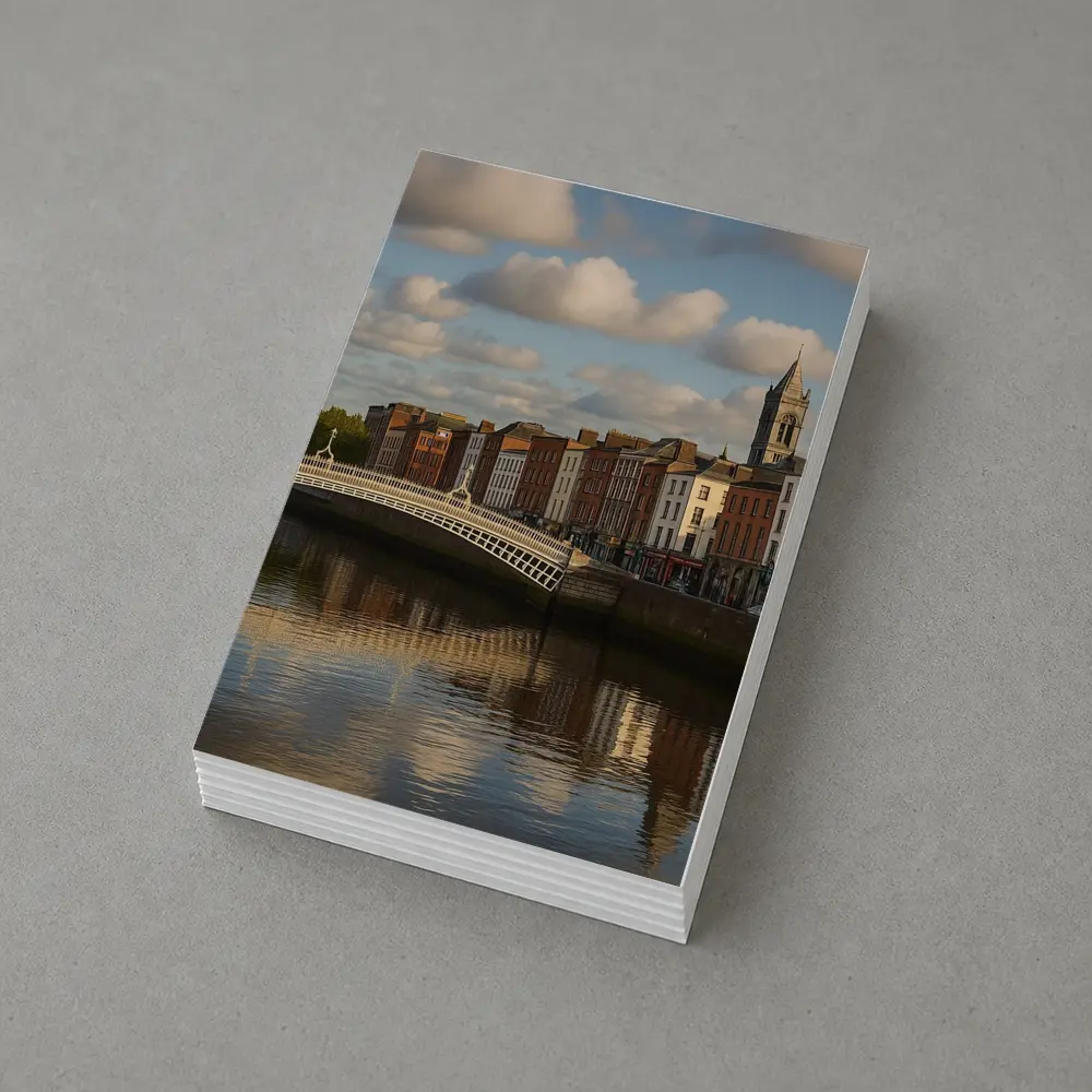 Ha Penny Bridge Dublin River Liffey – Postcards