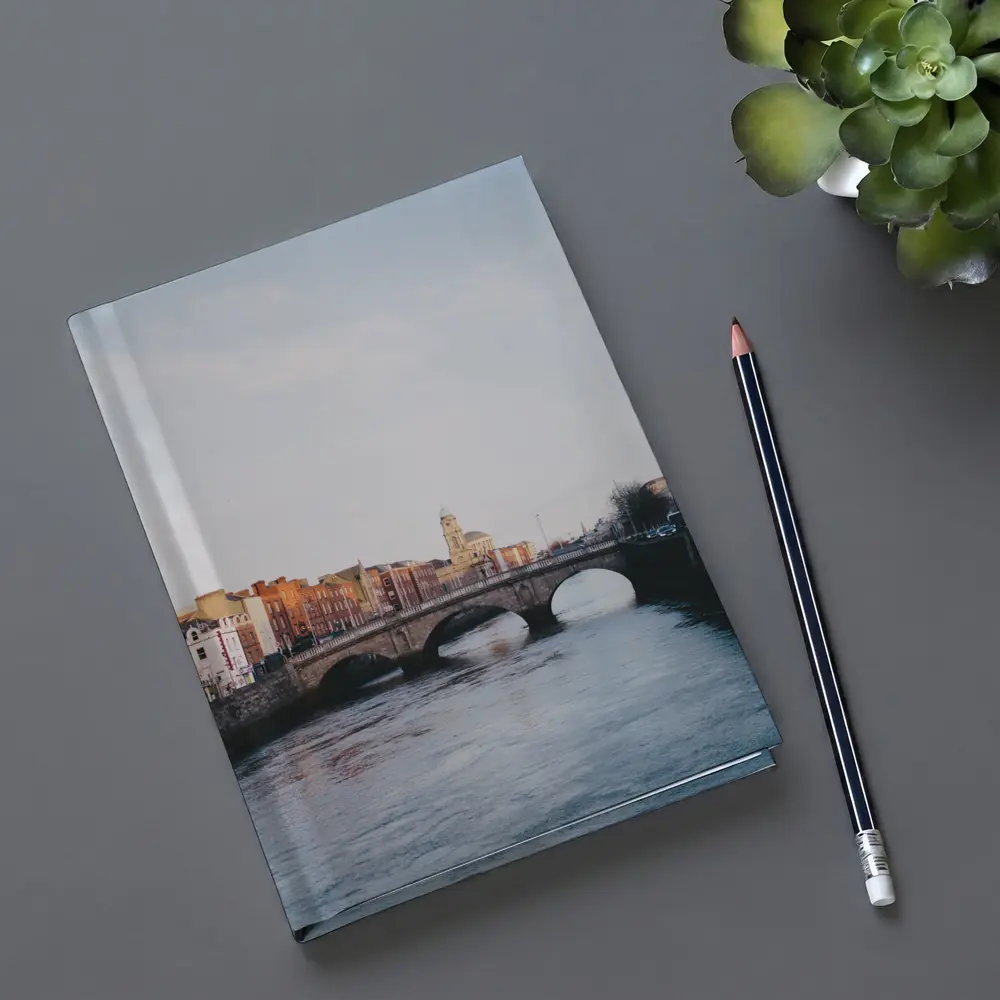 Dublin River Liffey Stone Bridge Cityscape – Notebooks