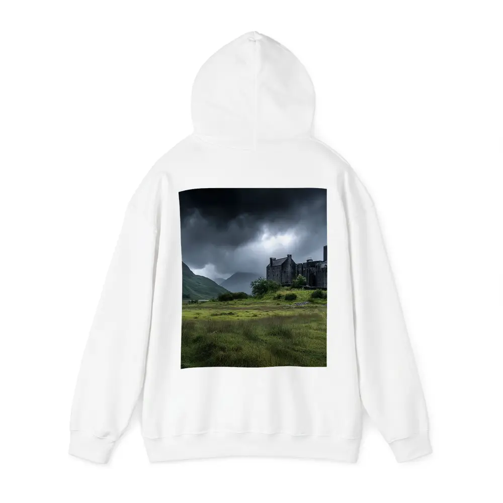 Eilean Donan Castle Scotland Stormy Highlands – Hoodies