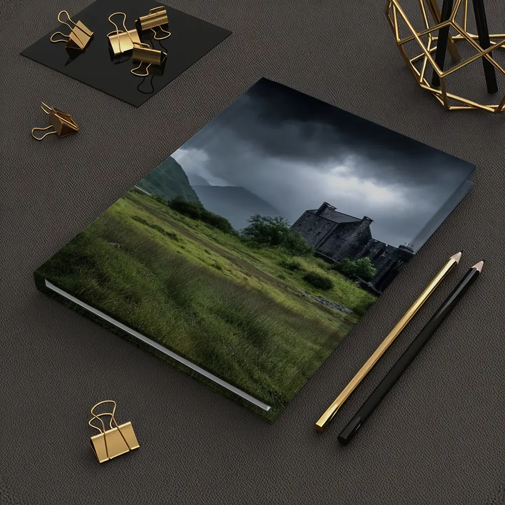 Eilean Donan Castle Scotland Stormy Highlands – Notebooks